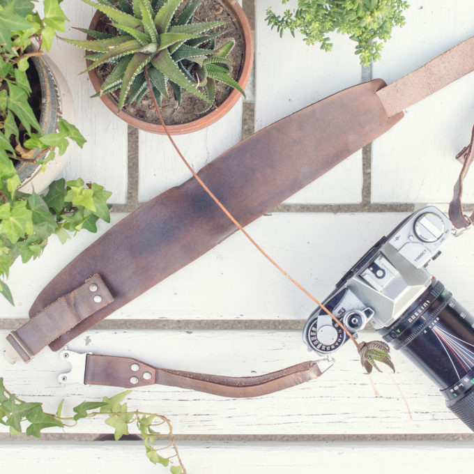 Heavy Duty Leather Modular Camera Strap